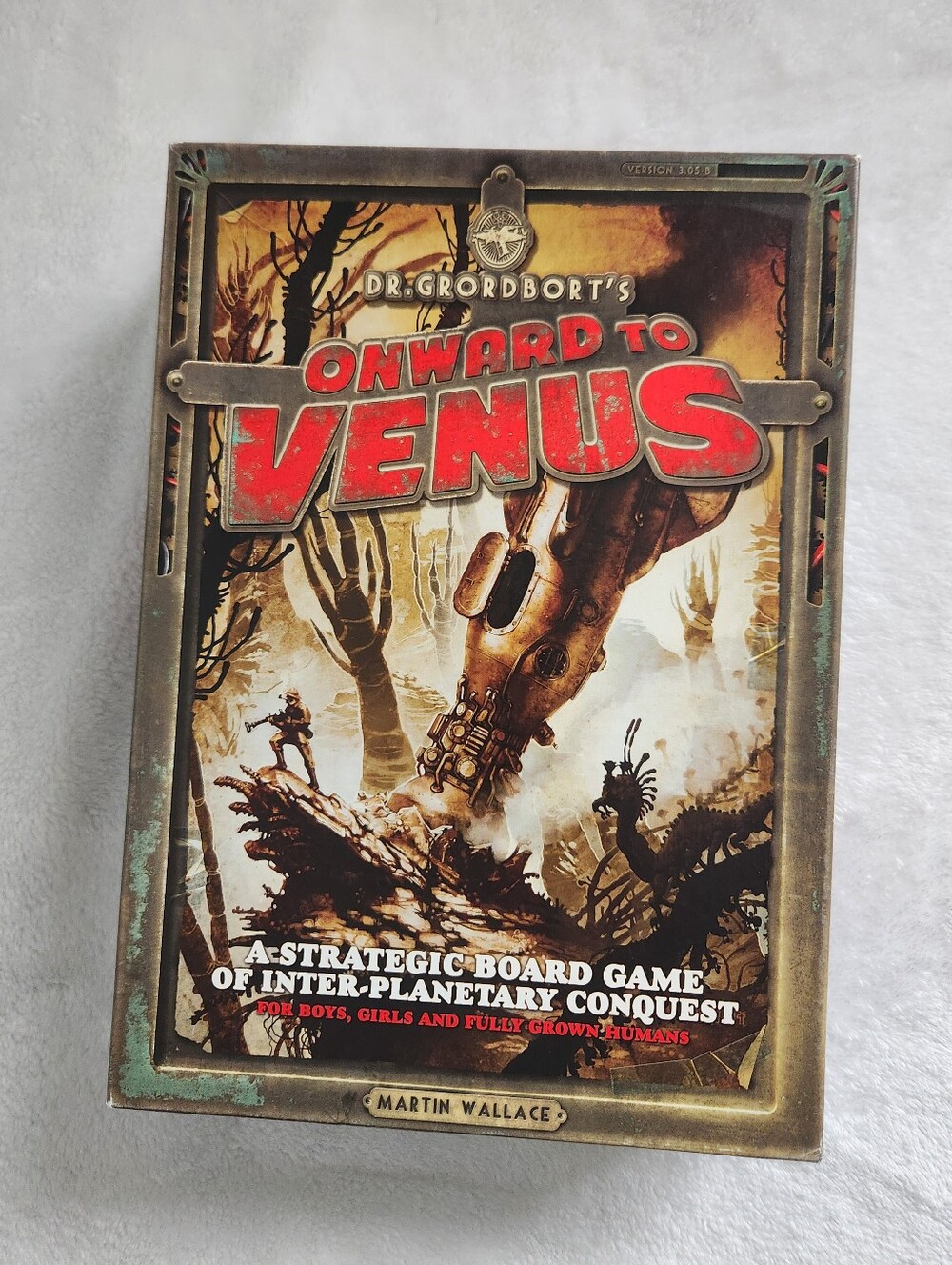 Onward to Venus Board Game Martin Wallace Complete + Solo Variant Steampunk